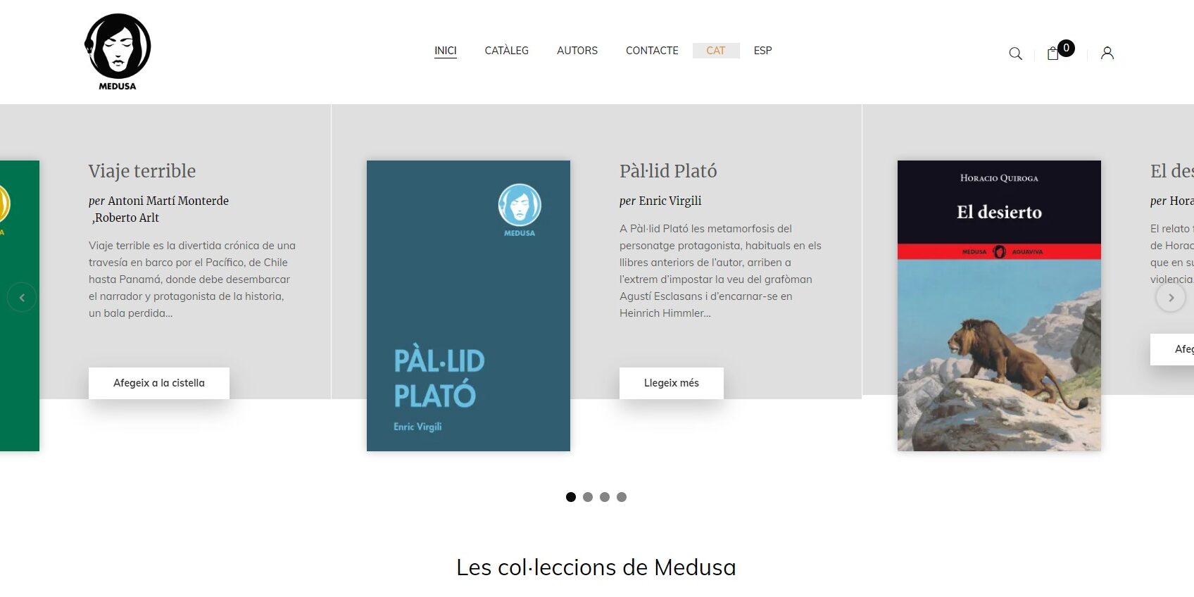 Disseny web Editorial Medusa