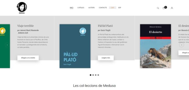 Disseny web Editorial Medusa